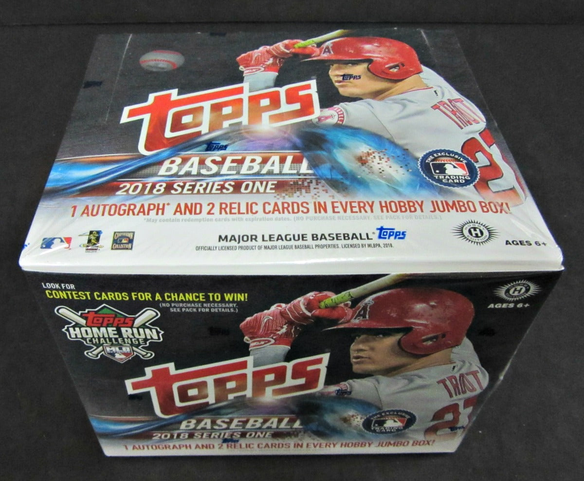 2018 Topps Baseball Series 1 Jumbo Box (Hobby)