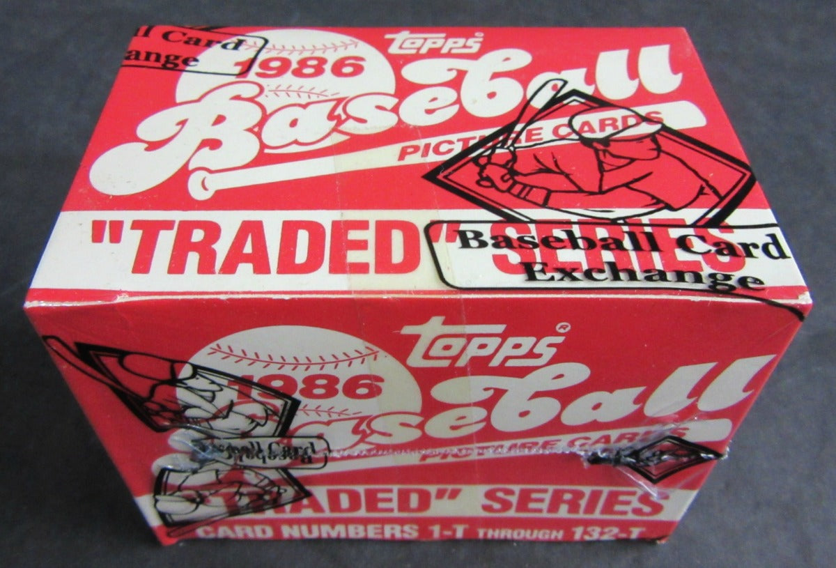 1986 Topps Baseball Traded Factory Set (Tape Intact) (BBCE)
