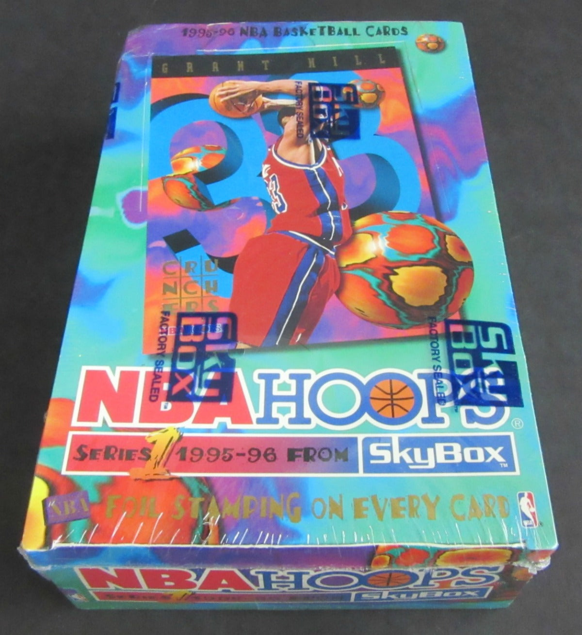 1995/96 Hoops Basketball Series 1 Jumbo Box (24/24)