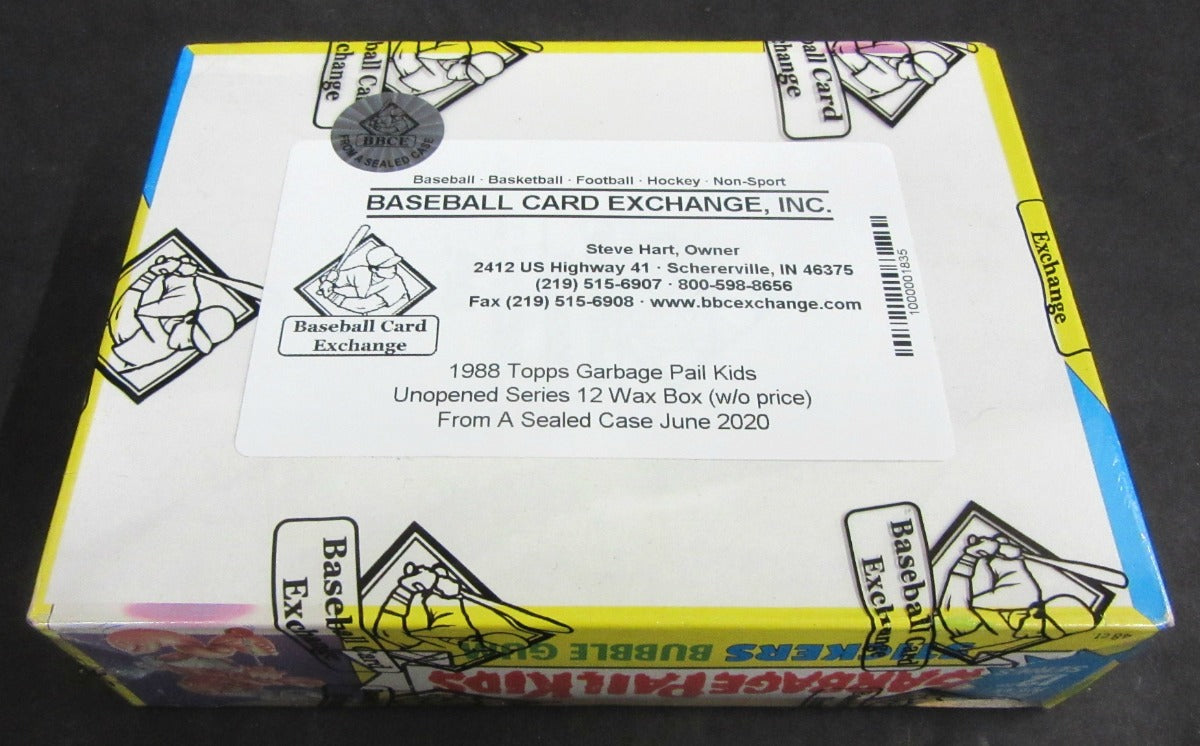 1988 Topps Garbage Pail Kids Series 12 Unopened Wax Box (w/o price) (FASC)