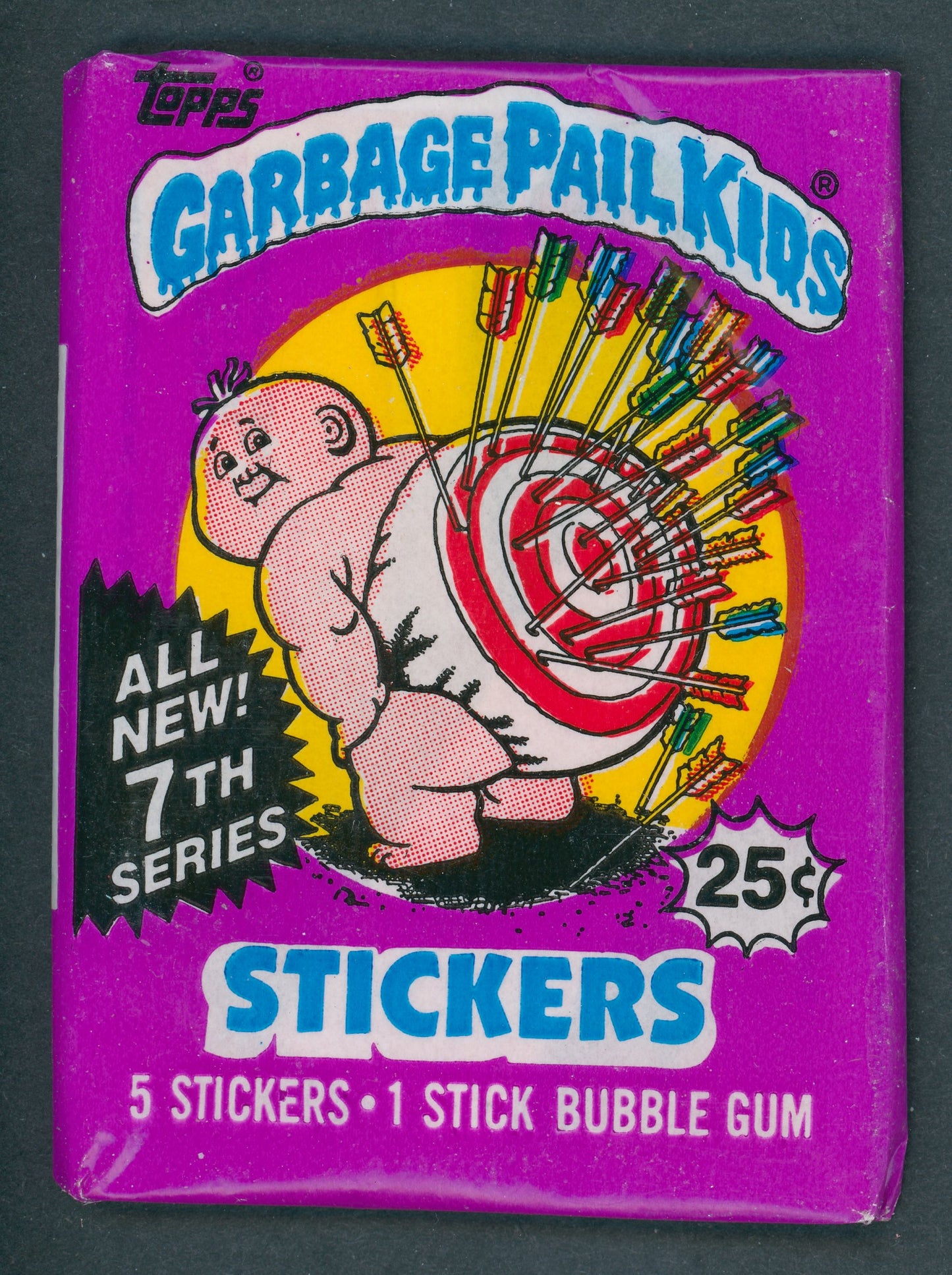 1987 Topps Garbage Pail Kids Series 7 Unopened Wax Pack (w/ price)