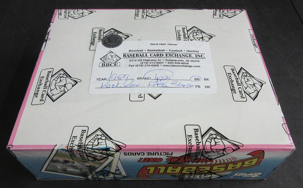 1989 Topps Baseball Unopened Rack Box (FASC)