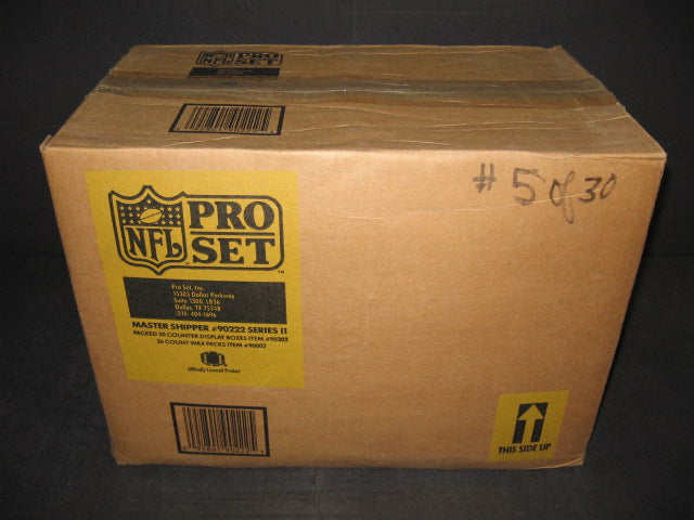 1990 Pro Set Football Series 2 Case (20 Box)