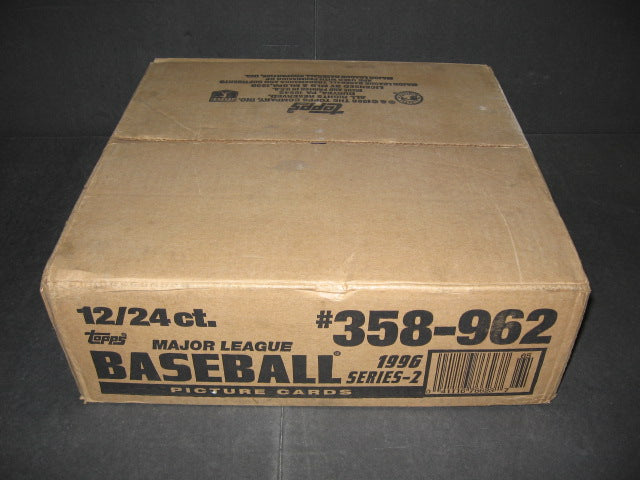 1996 Topps Baseball Series 2 Cello Case (12 Box)