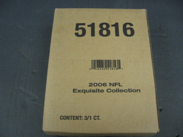 2006 Upper Deck Exquisite Football Case (Hobby) (3 Box)