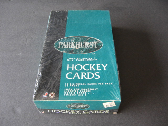 1992/93 Parkhurst Hockey Series 1 Box