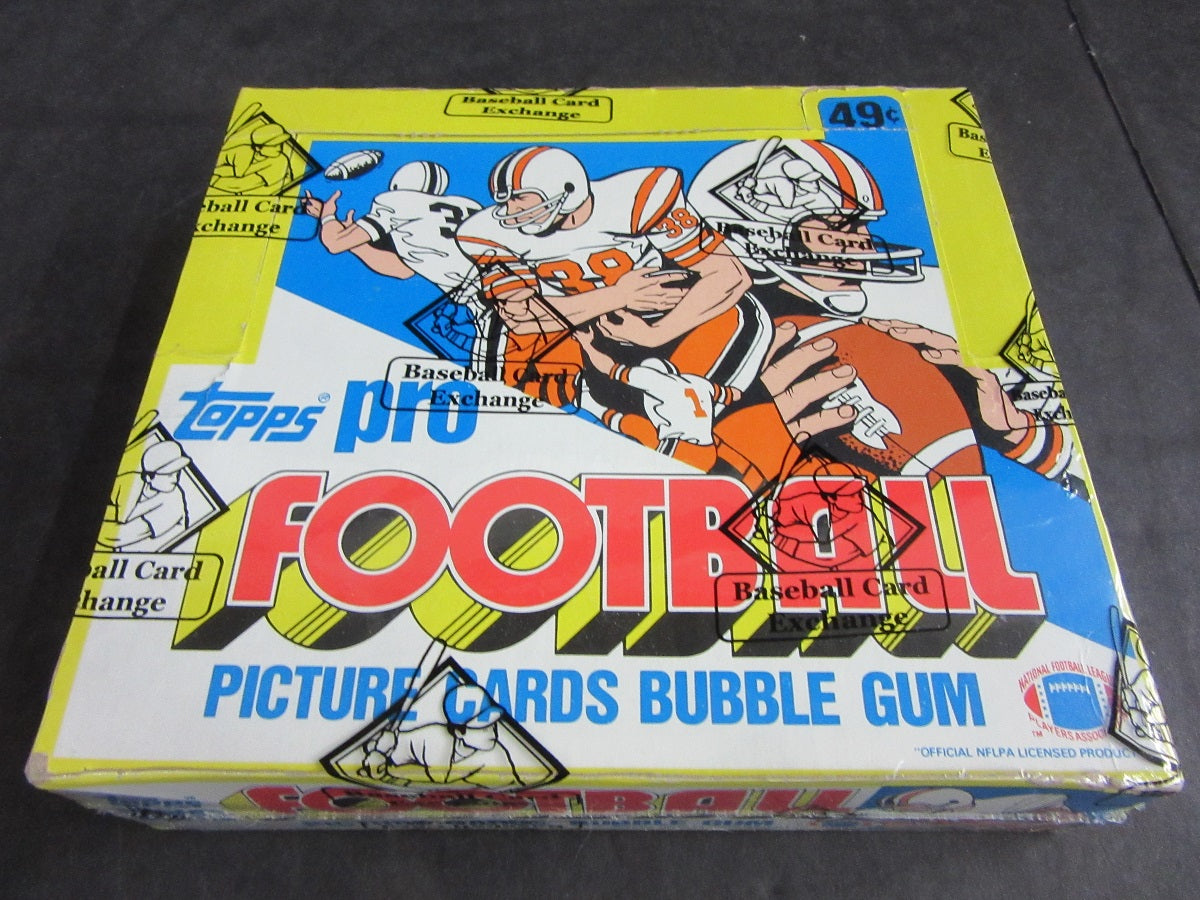 1983 Topps Football Unopened Cello Box