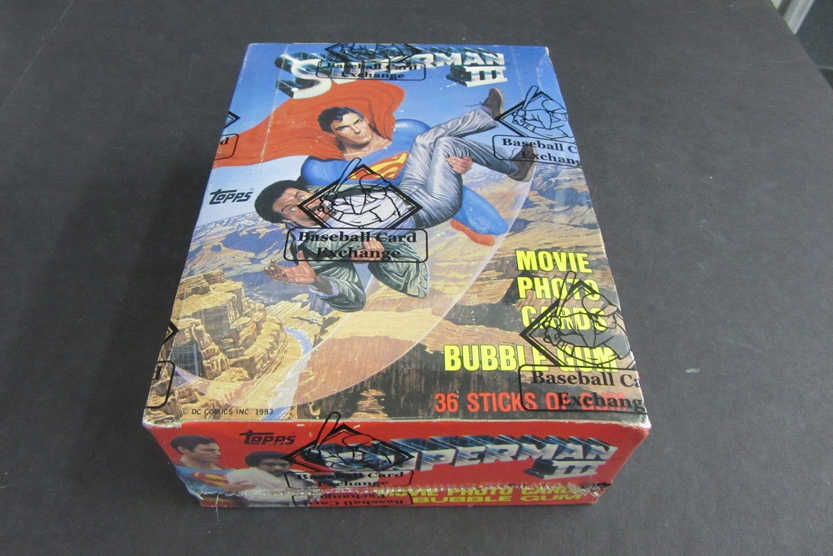 1983 Topps Superman III Unopened Wax Box (BBCE)