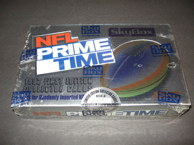 1992 Skybox NFL Primetime Football Box
