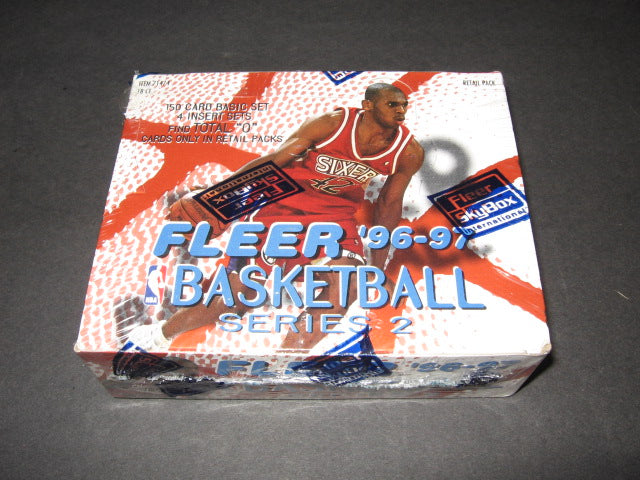 1996/97 Fleer Basketball Series 2 Box (Retail) (18/)