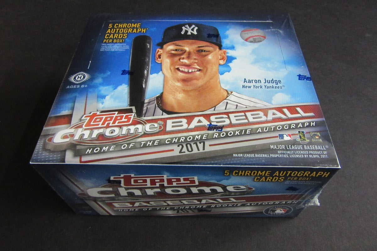 2017 Topps Chrome Baseball Jumbo Box (Hobby)