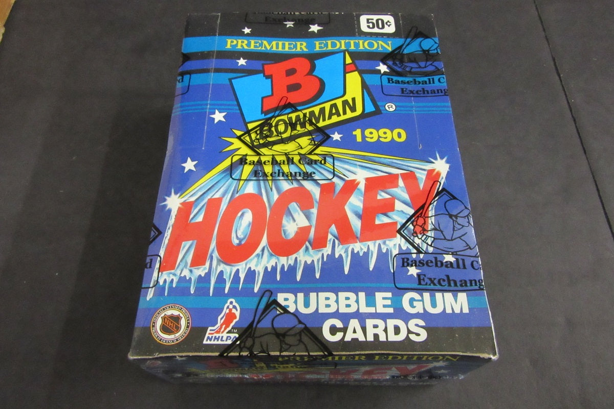1990/91 Bowman Hockey Unopened Wax Box (FASC)