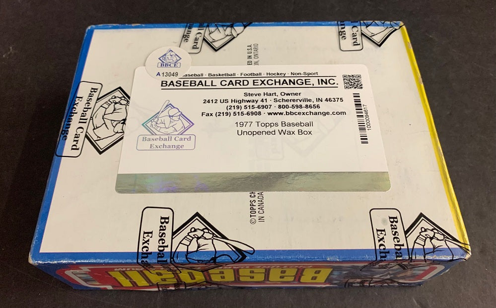1977 Topps Baseball Unopened Wax Box (BBCE) (A13049)