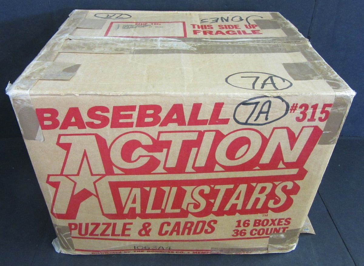 1983 Donruss Baseball Action All Stars Case (16 Box)