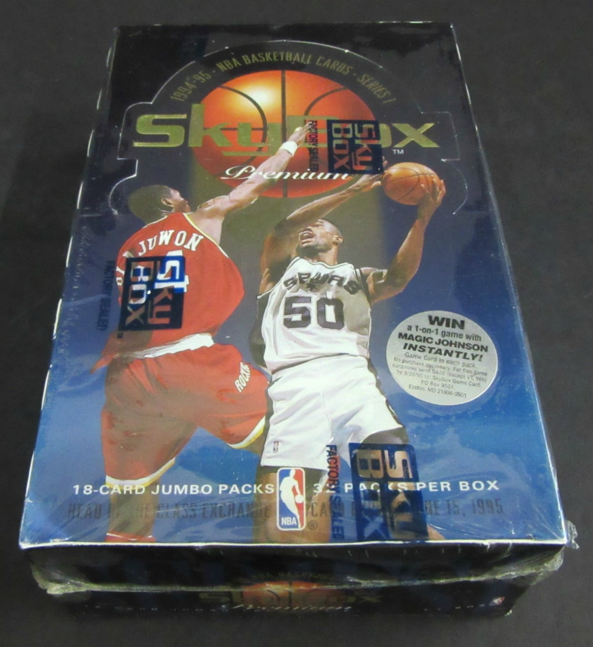 1994/95 Skybox Basketball Series 1 Jumbo Box (32/18)