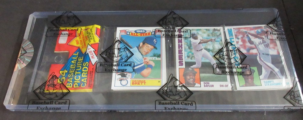 1984 Topps Baseball Unopened Rack Pack (Strawberry Top) (BBCE)
