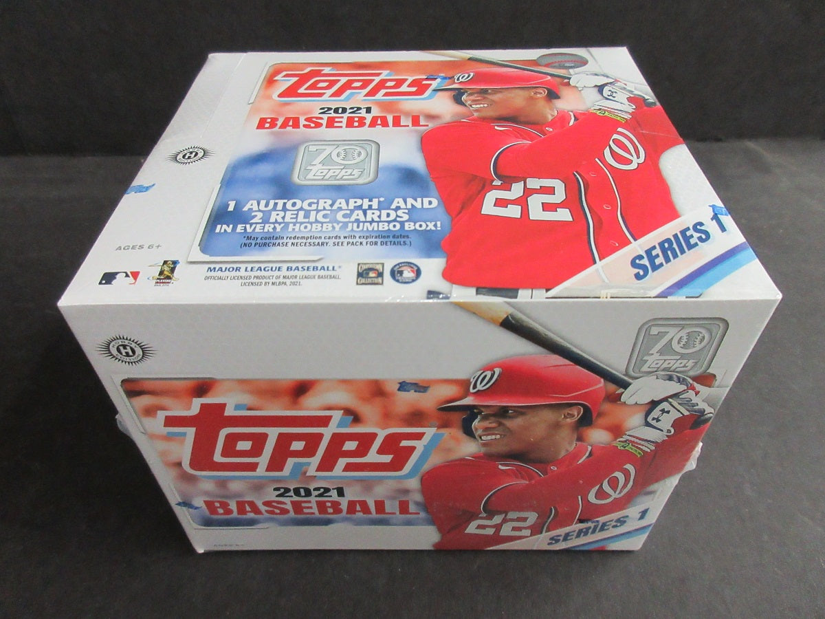2021 Topps Baseball Series 1 Jumbo Box (Hobby) (10/46)
