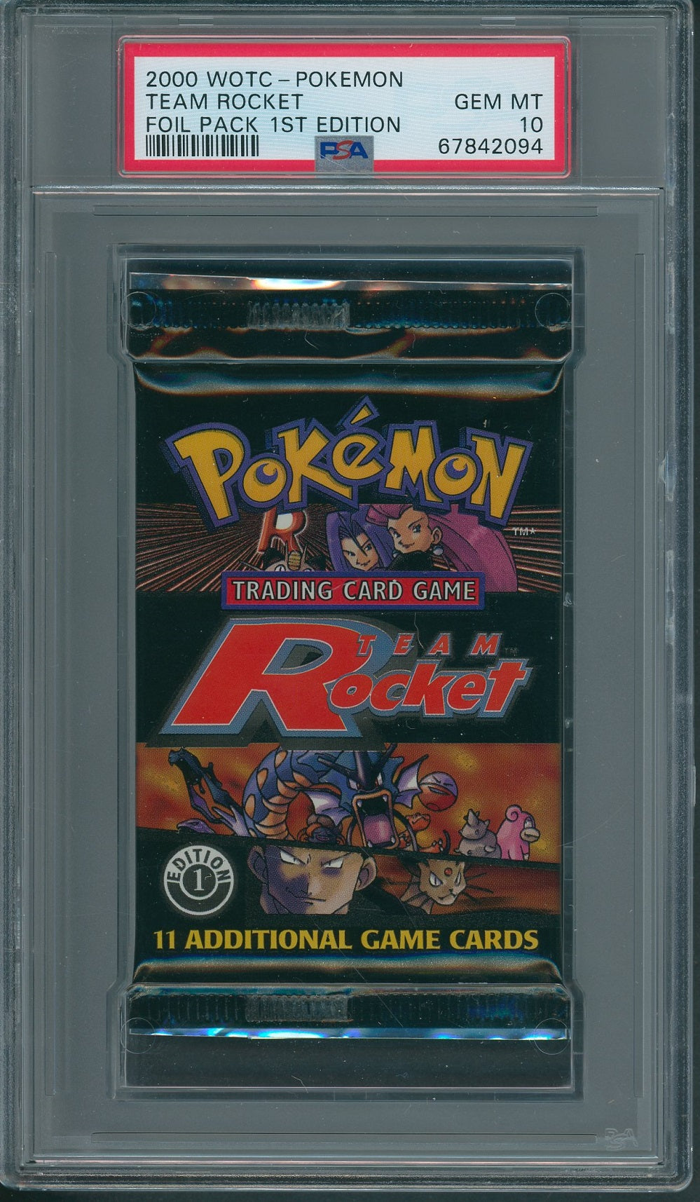 2000 WOTC Pokemon Team Rocket Unopened 1st Edition Foil Pack Team Rock –  Baseball Card Exchange