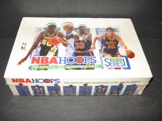 1992/93 Hoops Basketball Series 1 Box (36/12)