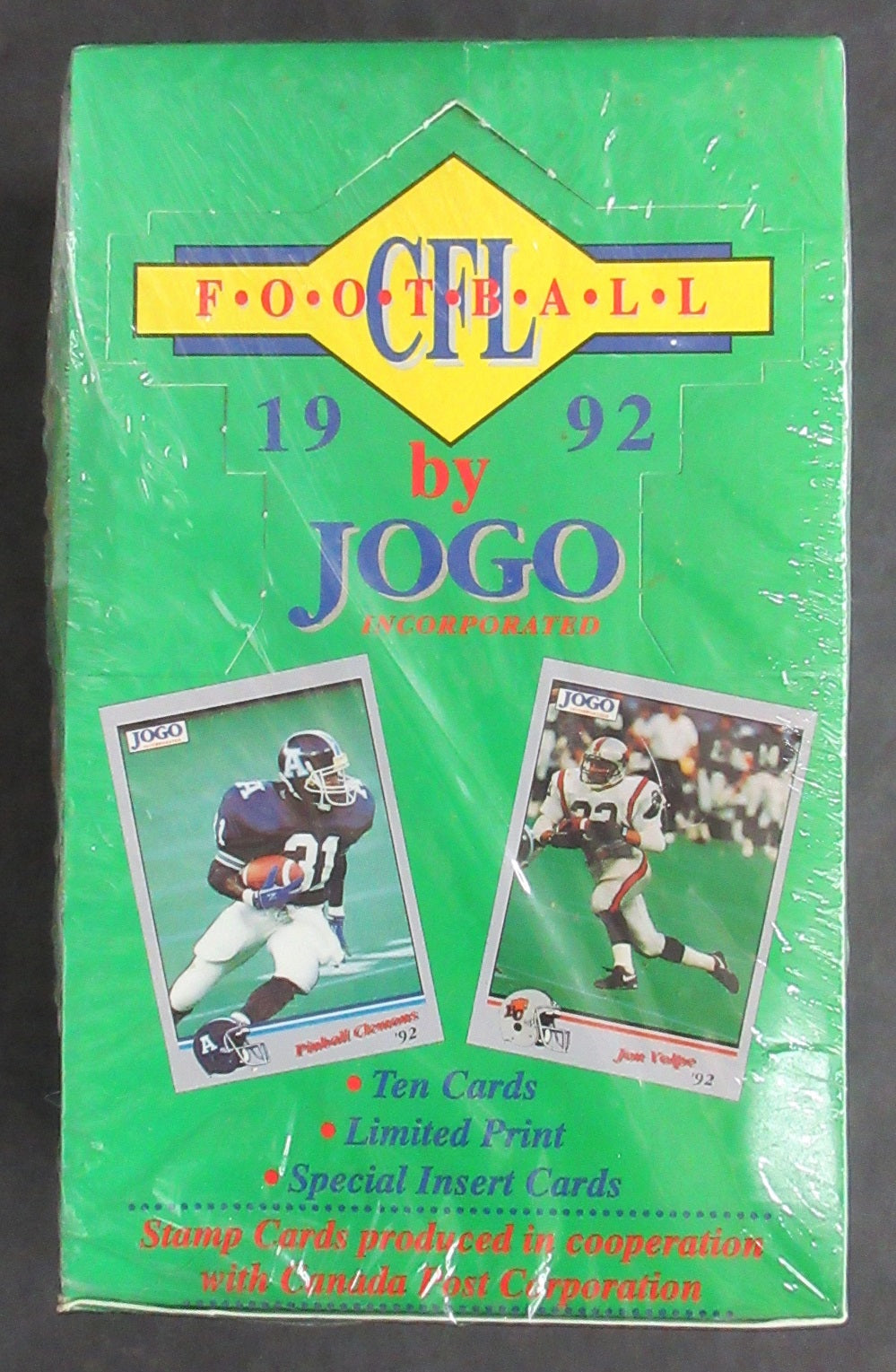 1992 Jogo CFL Football Box (36/10)