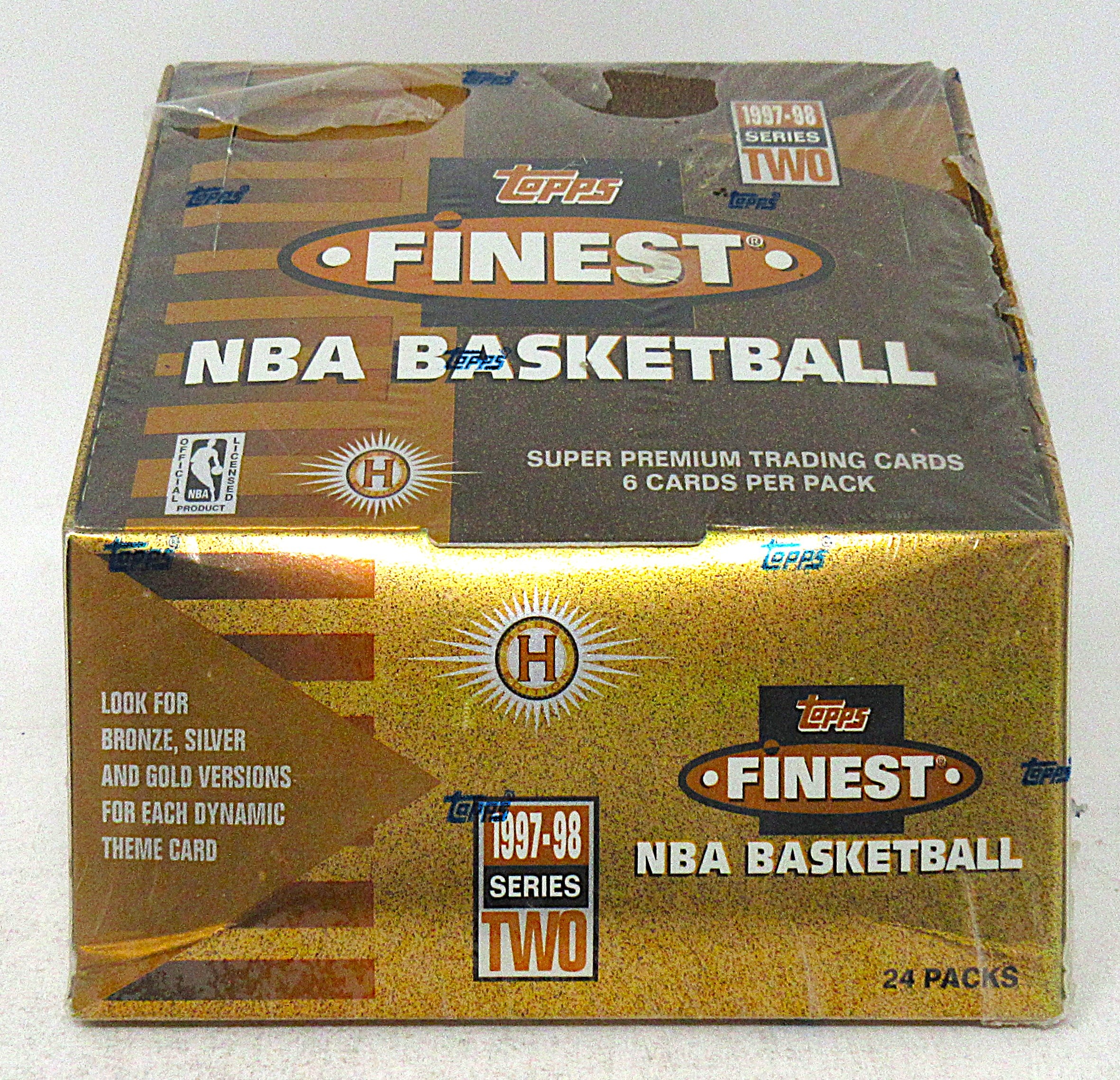 1997/98 Topps Finest Basketball Series 2 Box (Hobby) (24/6) (Read)
