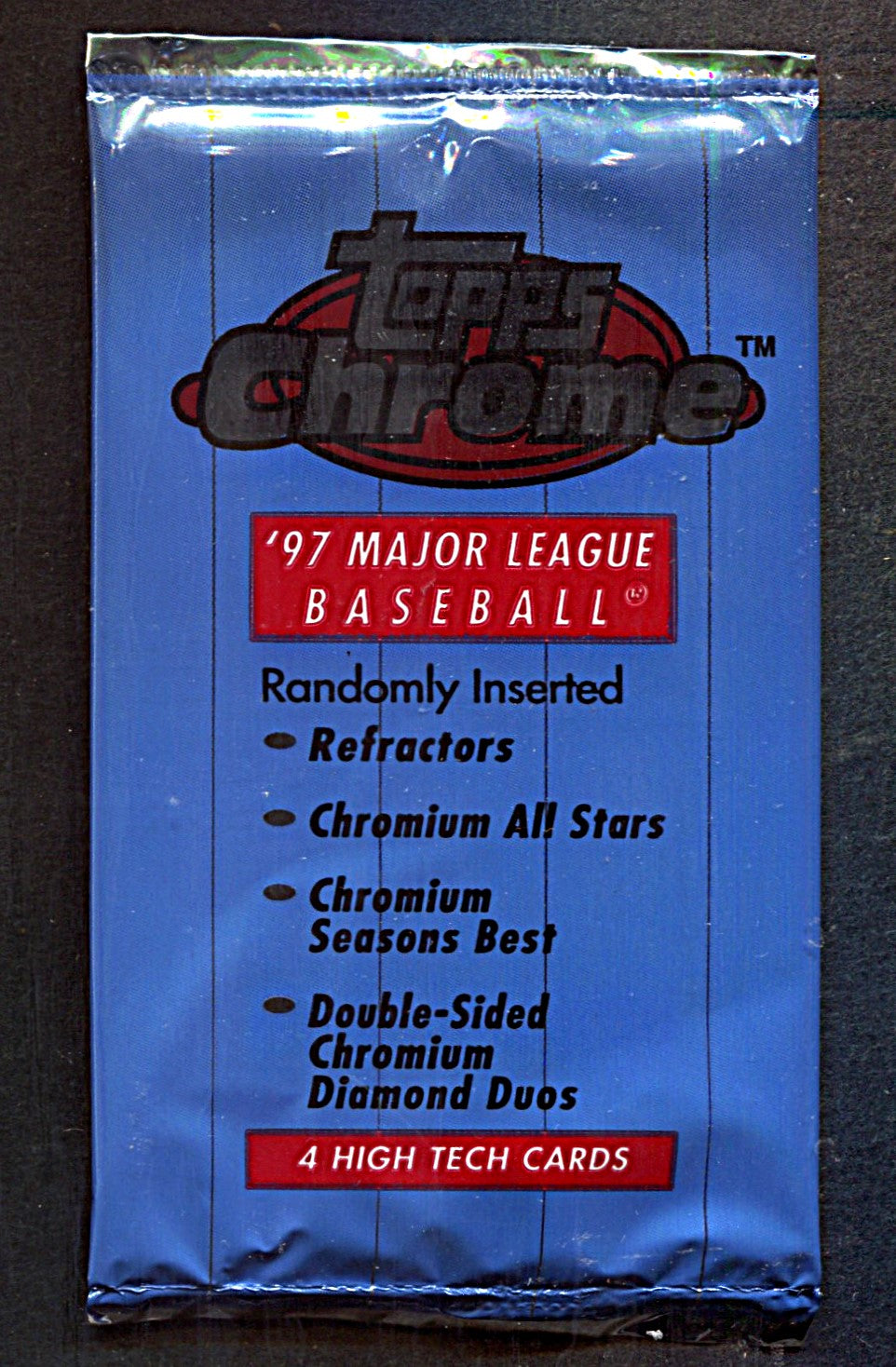 1997 Topps Chrome Baseball Unopened Pack (Retail) (4)