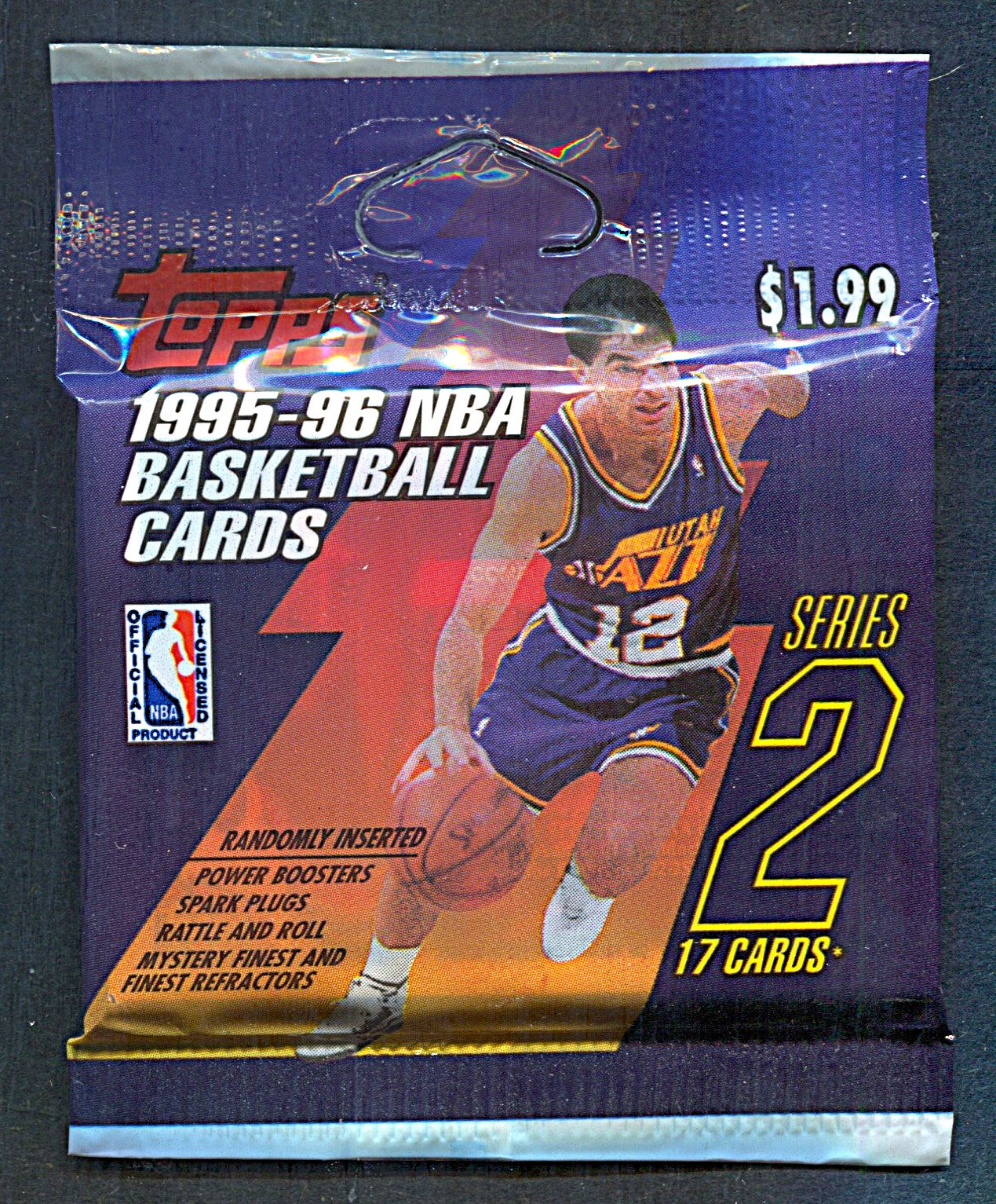 1995/96 Topps Basketball Unopened Series 2 Jumbo Pack (Pre-Priced) (17)