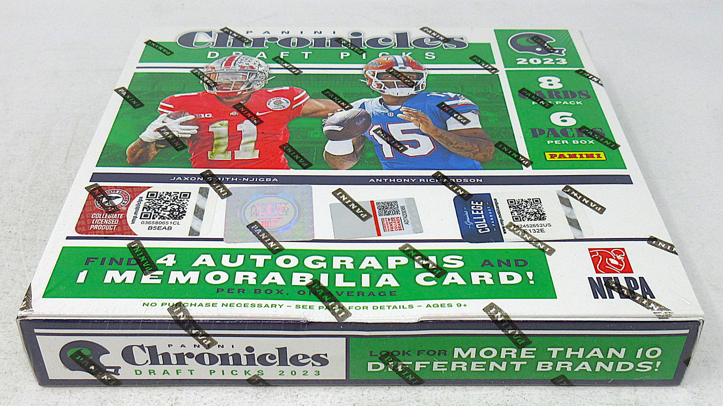 2023 Panini Chronicles Draft Picks Football Box (Hobby) (6/8)