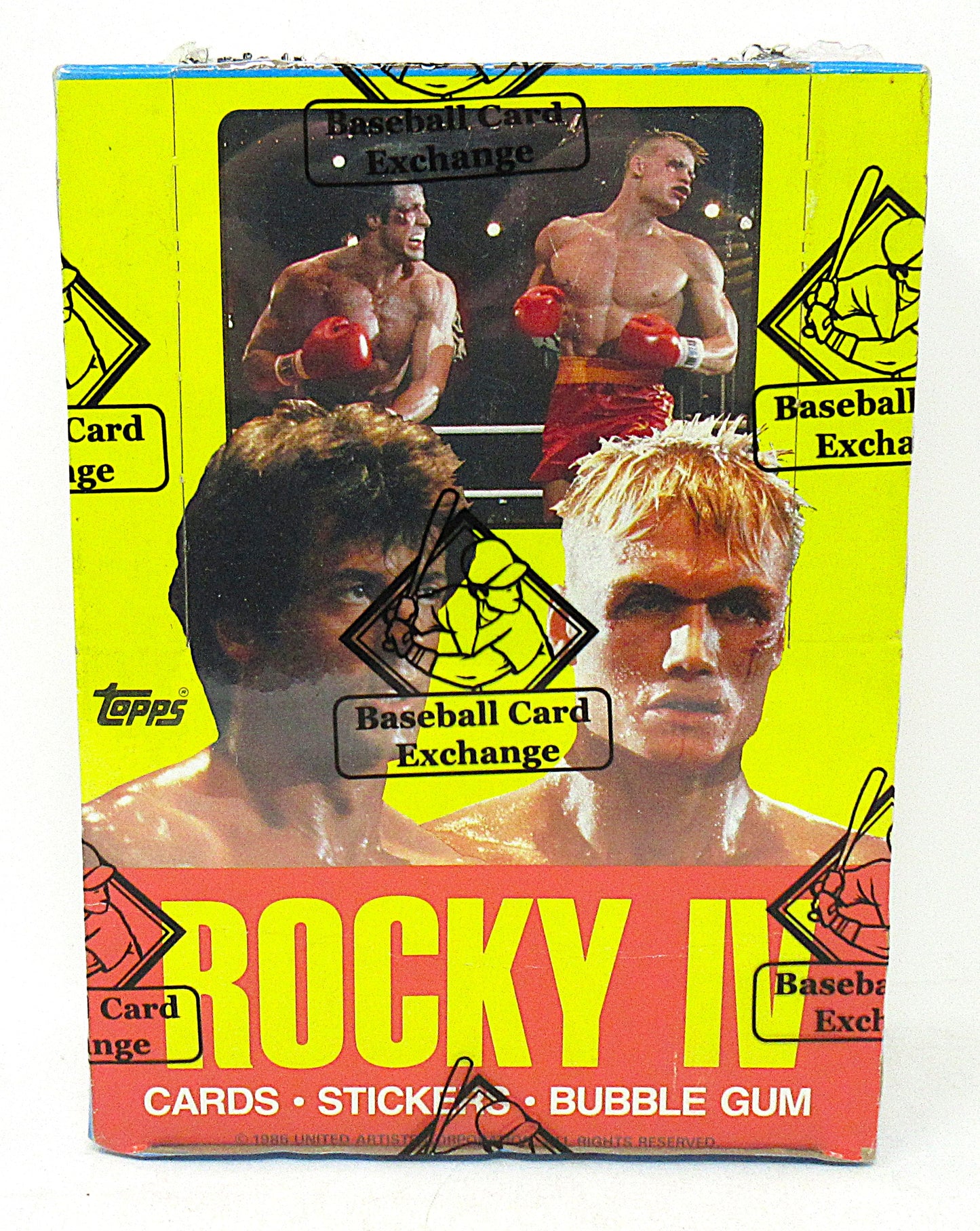 1985 Topps Rocky IV Unopened Wax Box (BBCE)