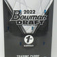 2022 Bowman Draft Baseball 1st Edition Box (Hobby) (24/10)
