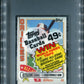 1984 Topps Baseball Unopened Cello Pack PSA 8 Ripken Jr. A/S Top *6834