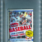 1984 Fleer Baseball Unopened Cello Pack PSA 9 Ripken Jr. Top *6814