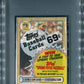 1987 Topps Baseball Unopened Cello Pack PSA 9 Bonds RC Top *6845