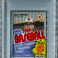 1989 Fleer Baseball Unopened Cello Pack PSA 9 B. Ripken Black Box Top *6824