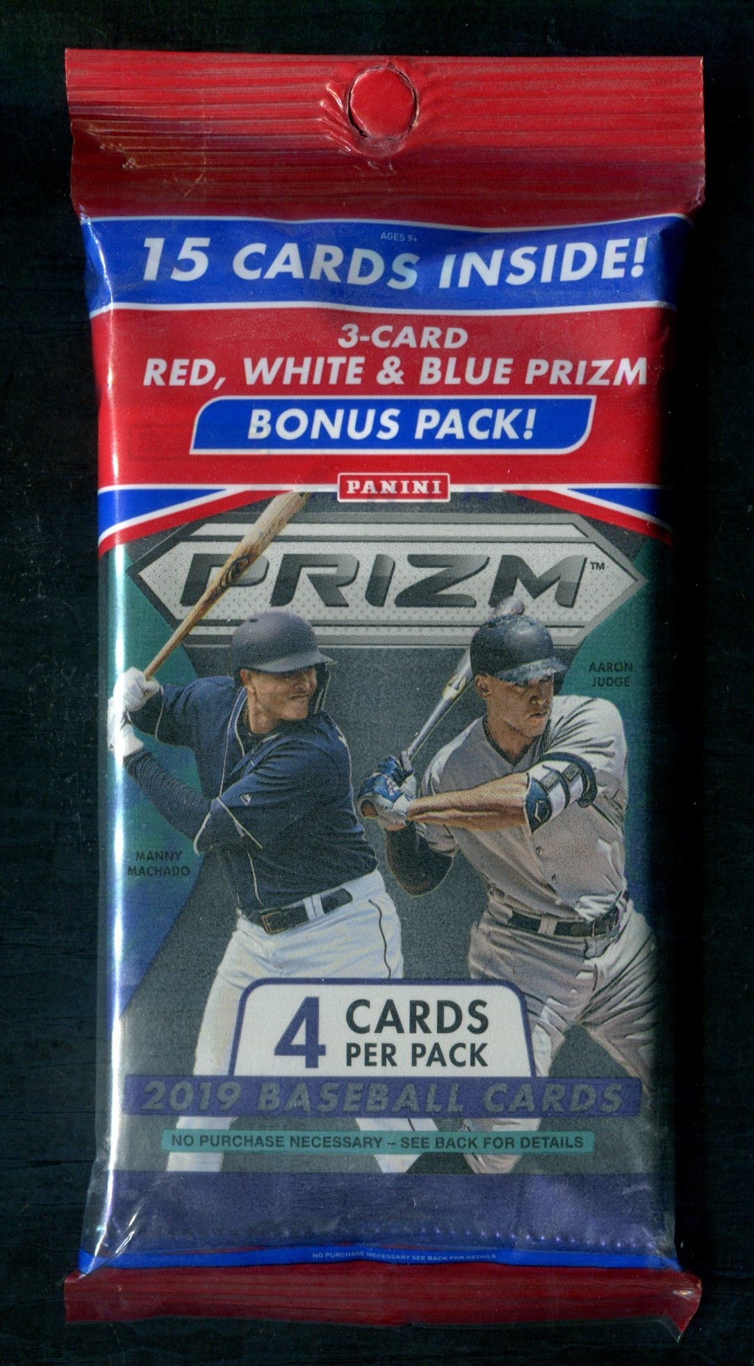 2019 Panini Prizm Baseball Unopened Value Pack (3/4 and 1/3)
