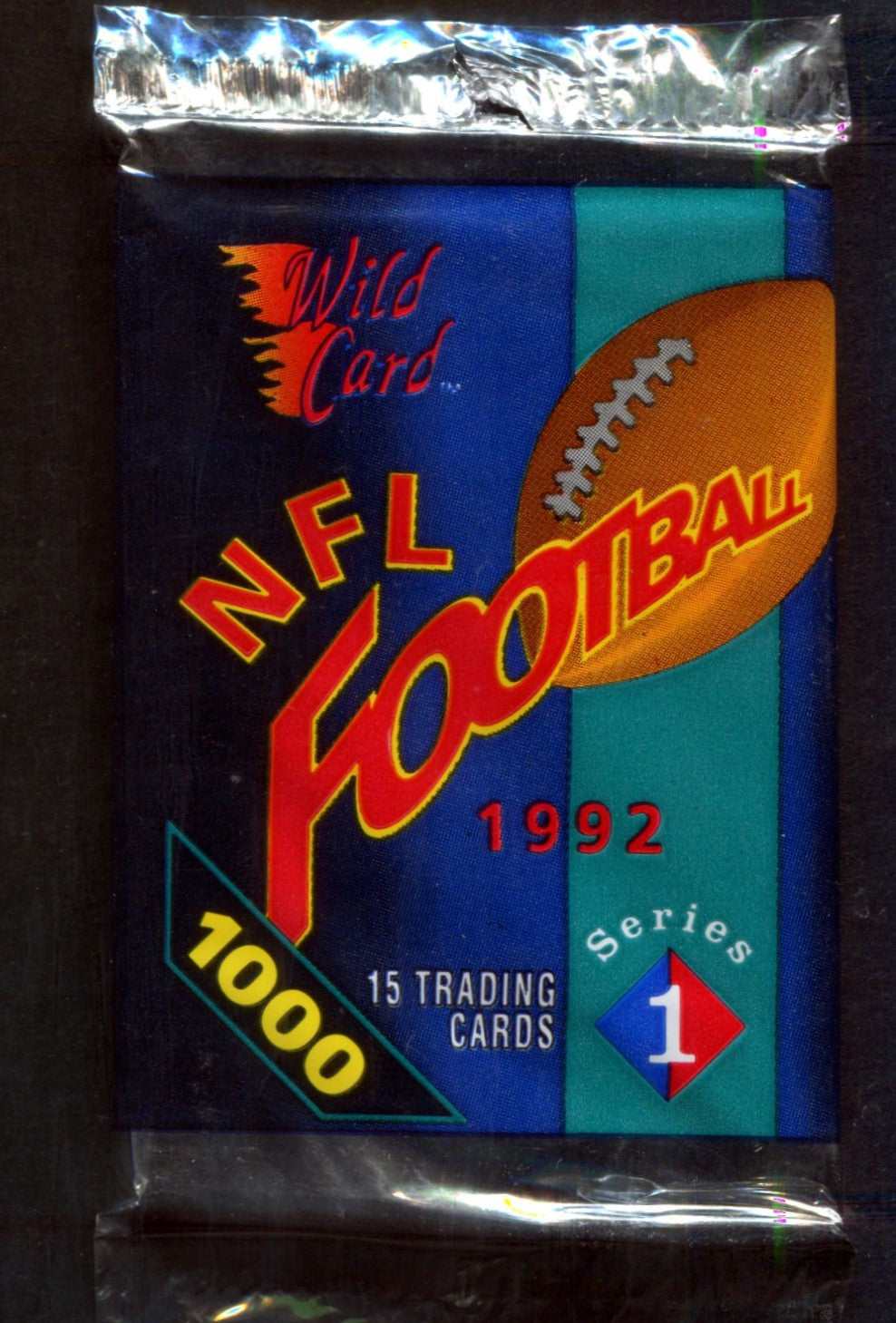 1992 Wild Card Football Unopened Series 1 Pack (15)
