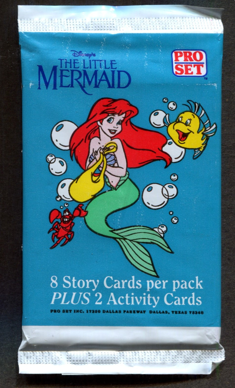 1991 Pro Set The Little Mermaid Unopened Pack (8/2)