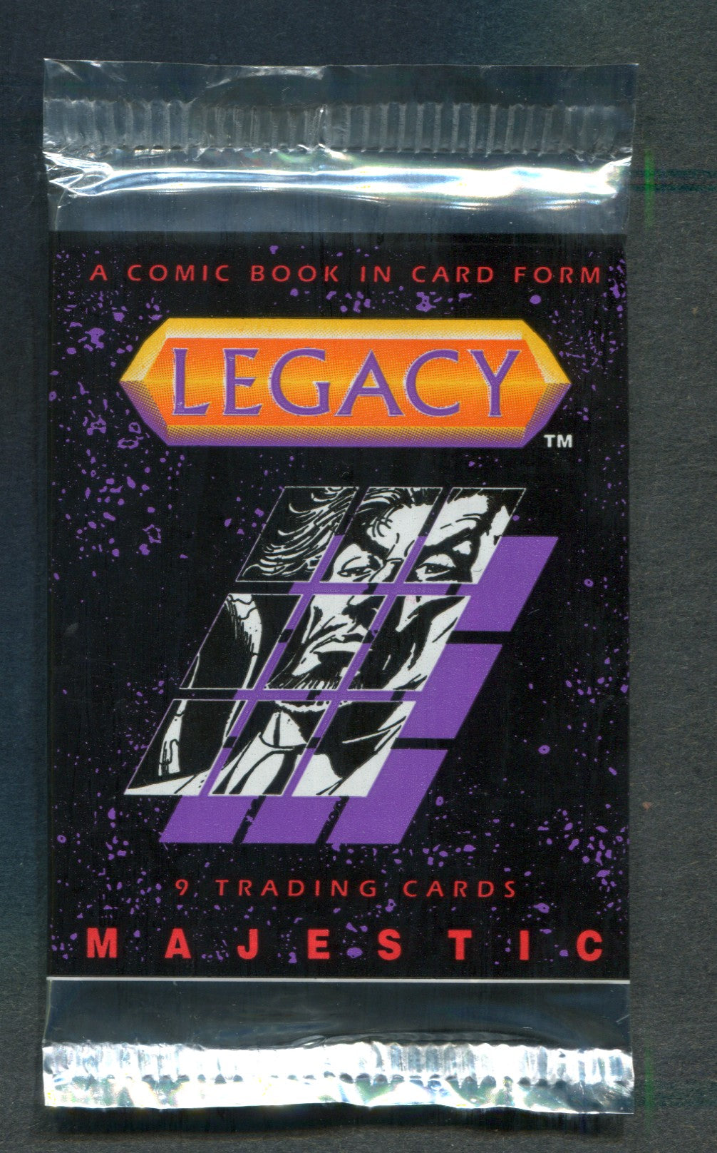 1993 Majestic Legacy Comic Cards Unopened Pack (9)