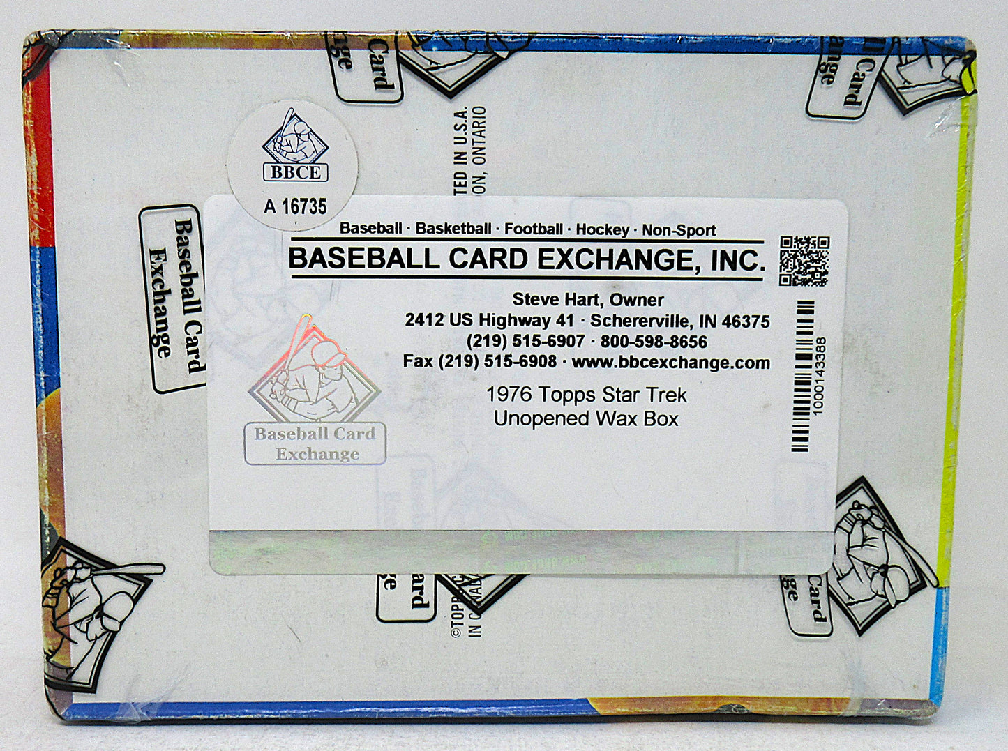 1976 Topps Star Trek Unopened Wax Box (BBCE) (A16735)