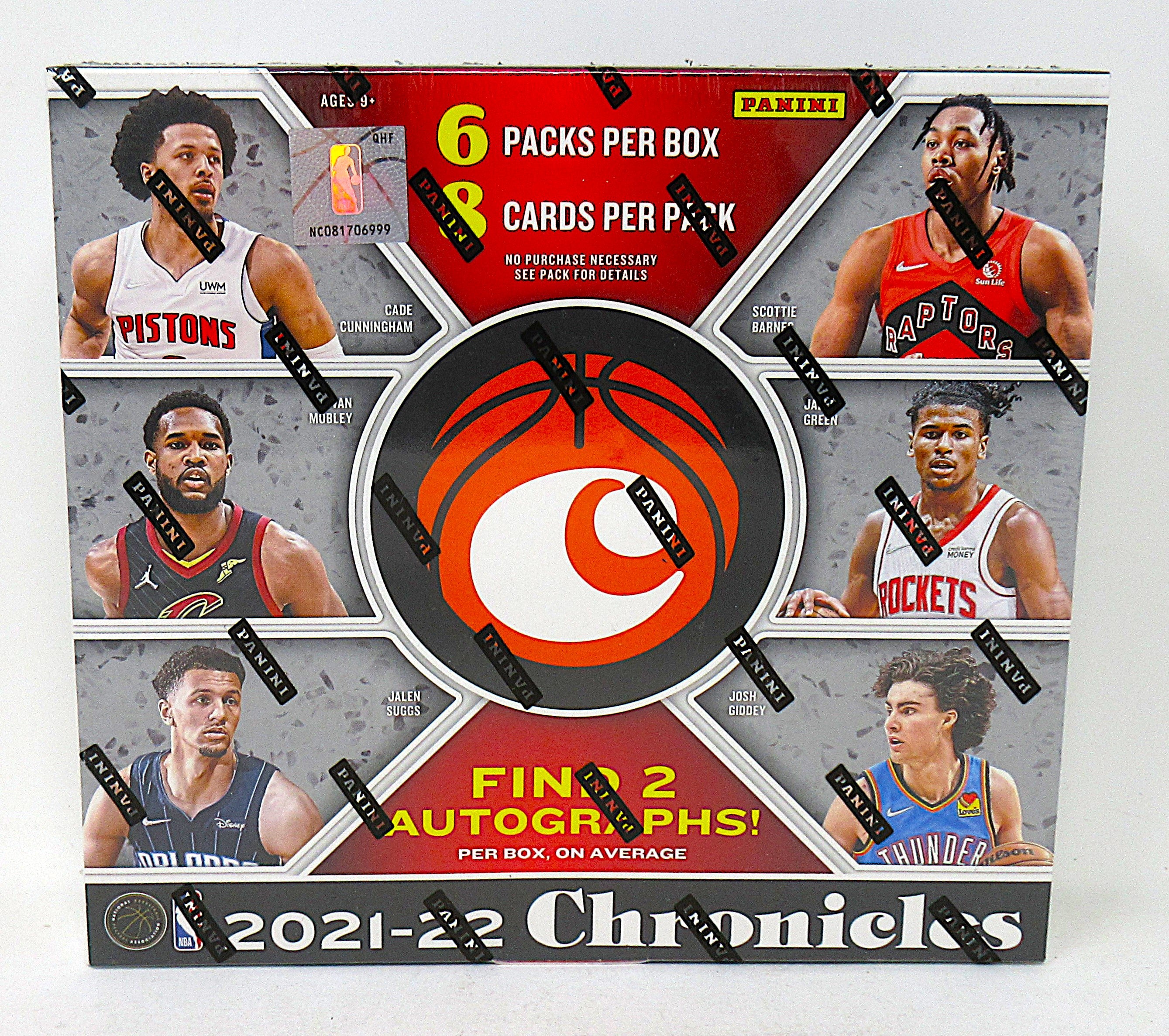 2021/22 Panini Chronicles Basketball Box (Hobby) (6/8)