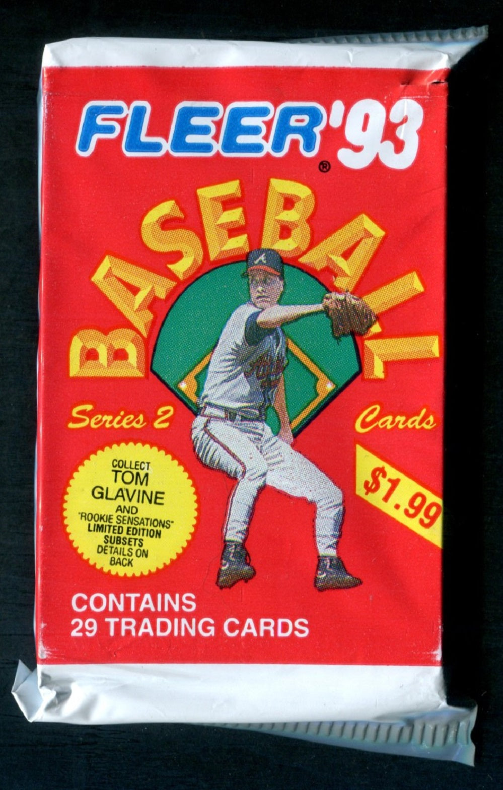 1993 Fleer Baseball Unopened Series 2 Jumbo Pack (Pre-Priced) (29)