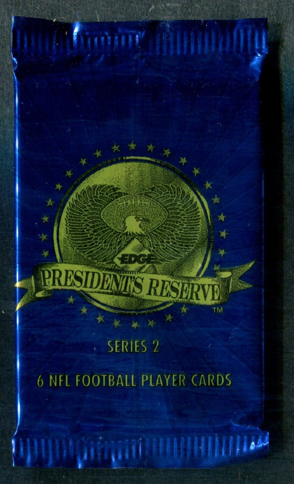 1996 Collector's Edge President's Reserve Football Unopened Series 2 Pack (6)