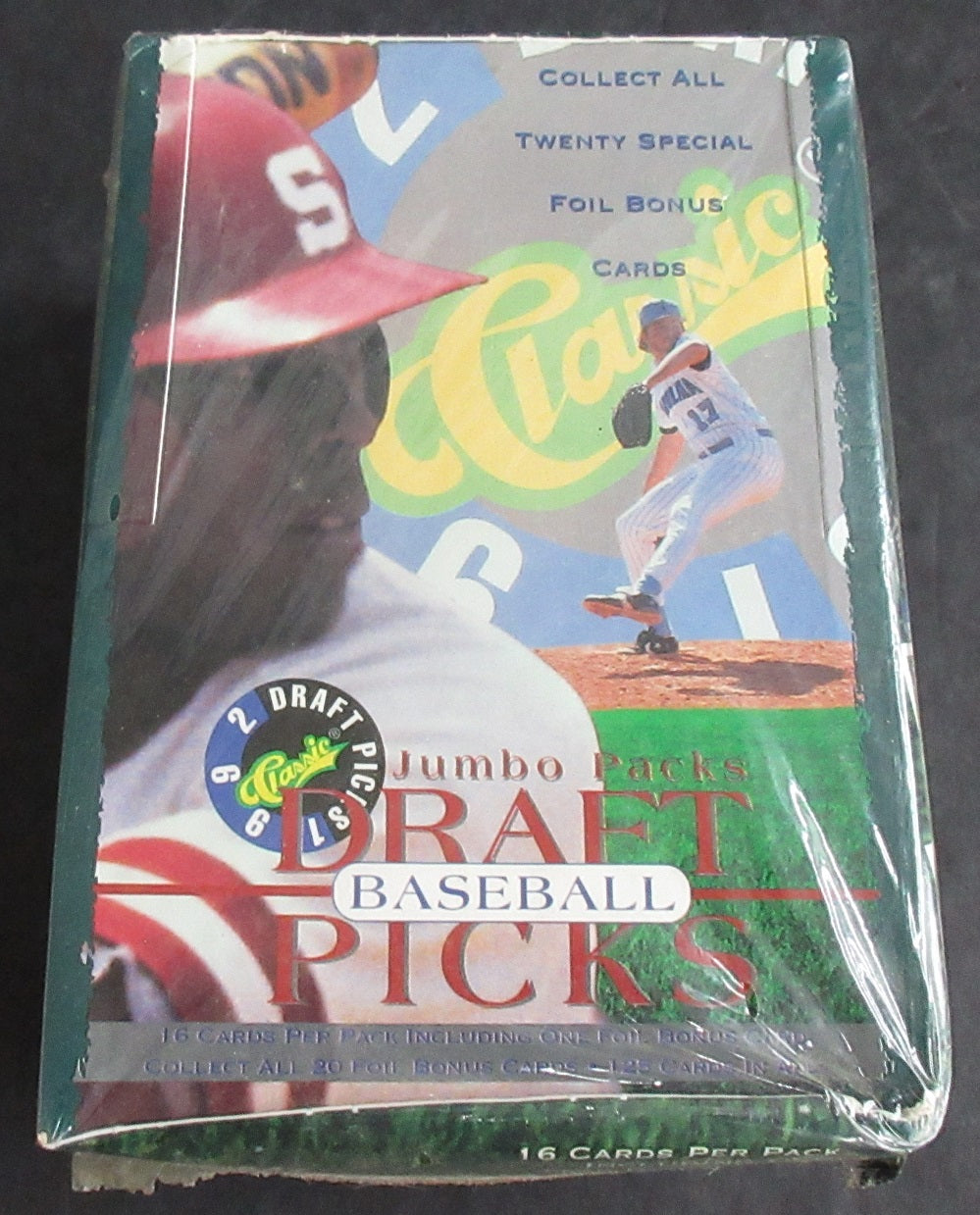 1992 Classic Draft Picks Baseball Jumbo Box (20/16)