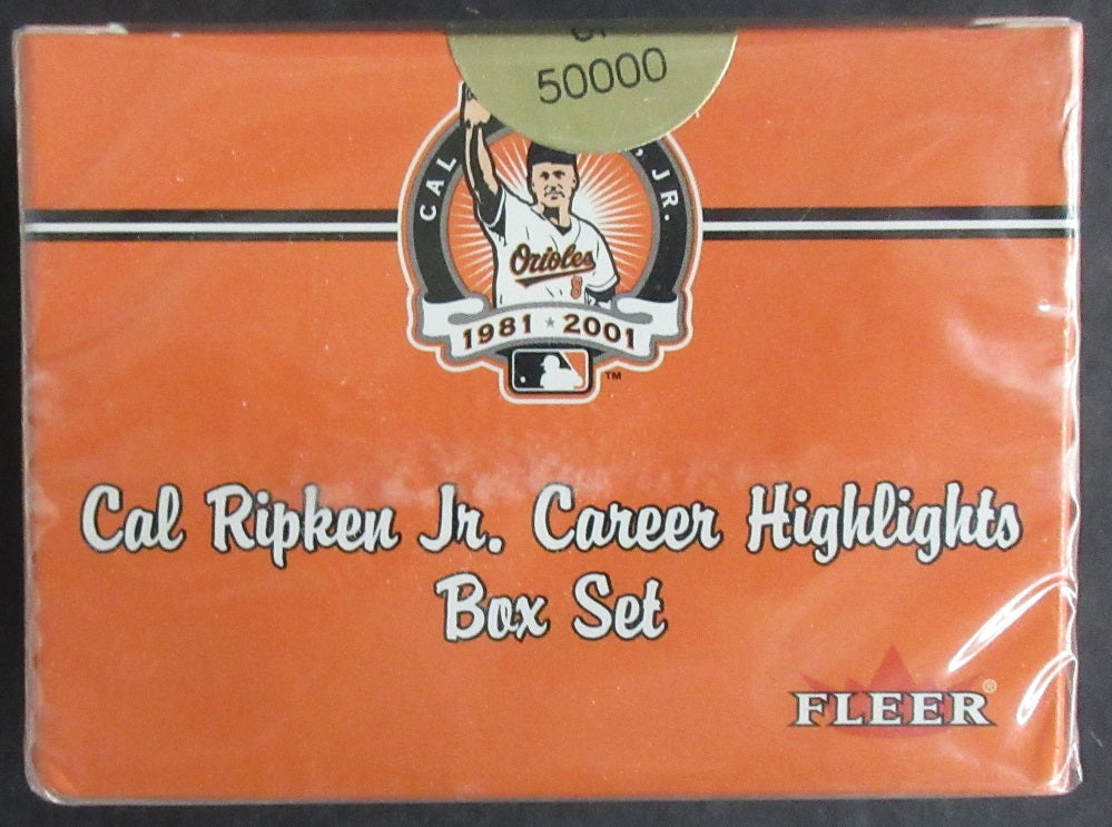 2001 Fleer Baseball Cal Ripken Jr. Career Highlights Factory Set (60)