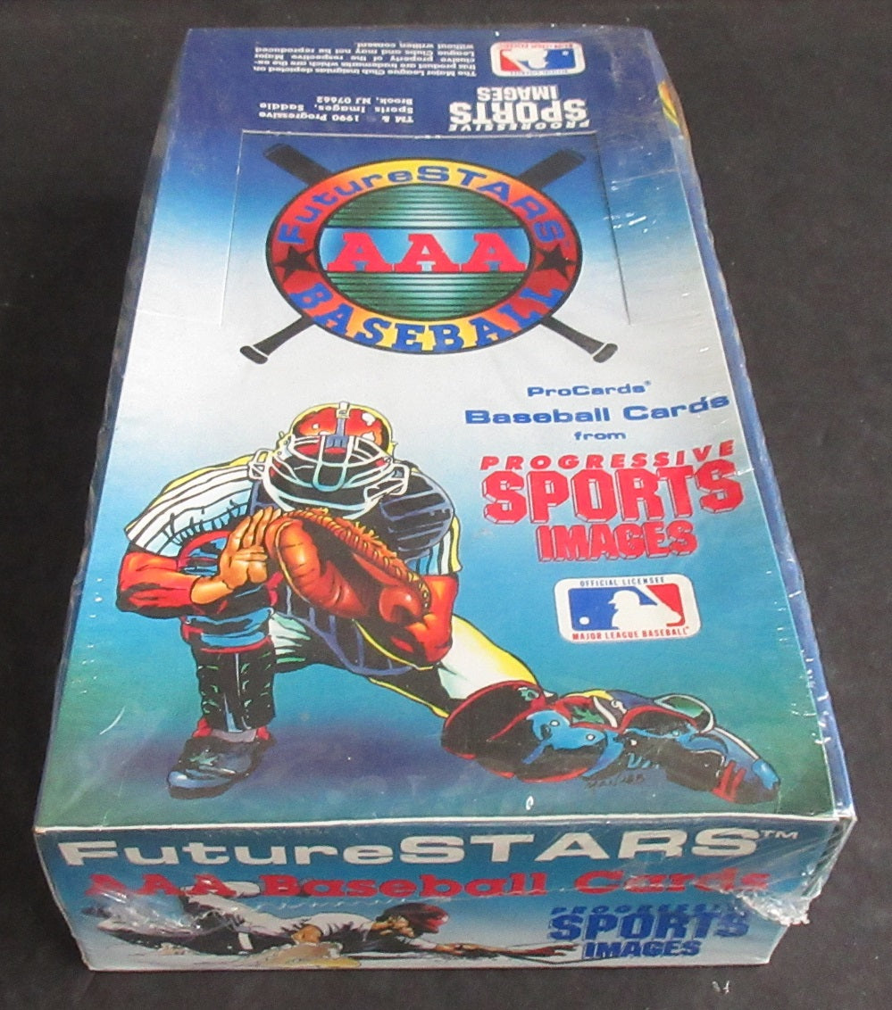 1990 ProCards Future Stars AAA Baseball Box (48/10) (Blue)