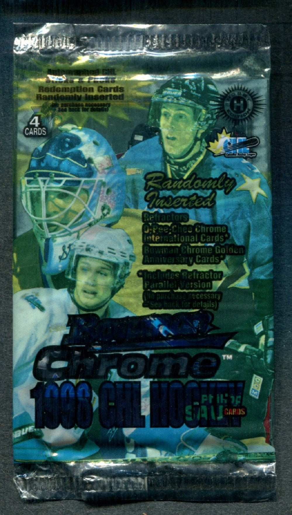 1998/99 Bowman Chrome CHL Hockey Pack (Hobby) (4)