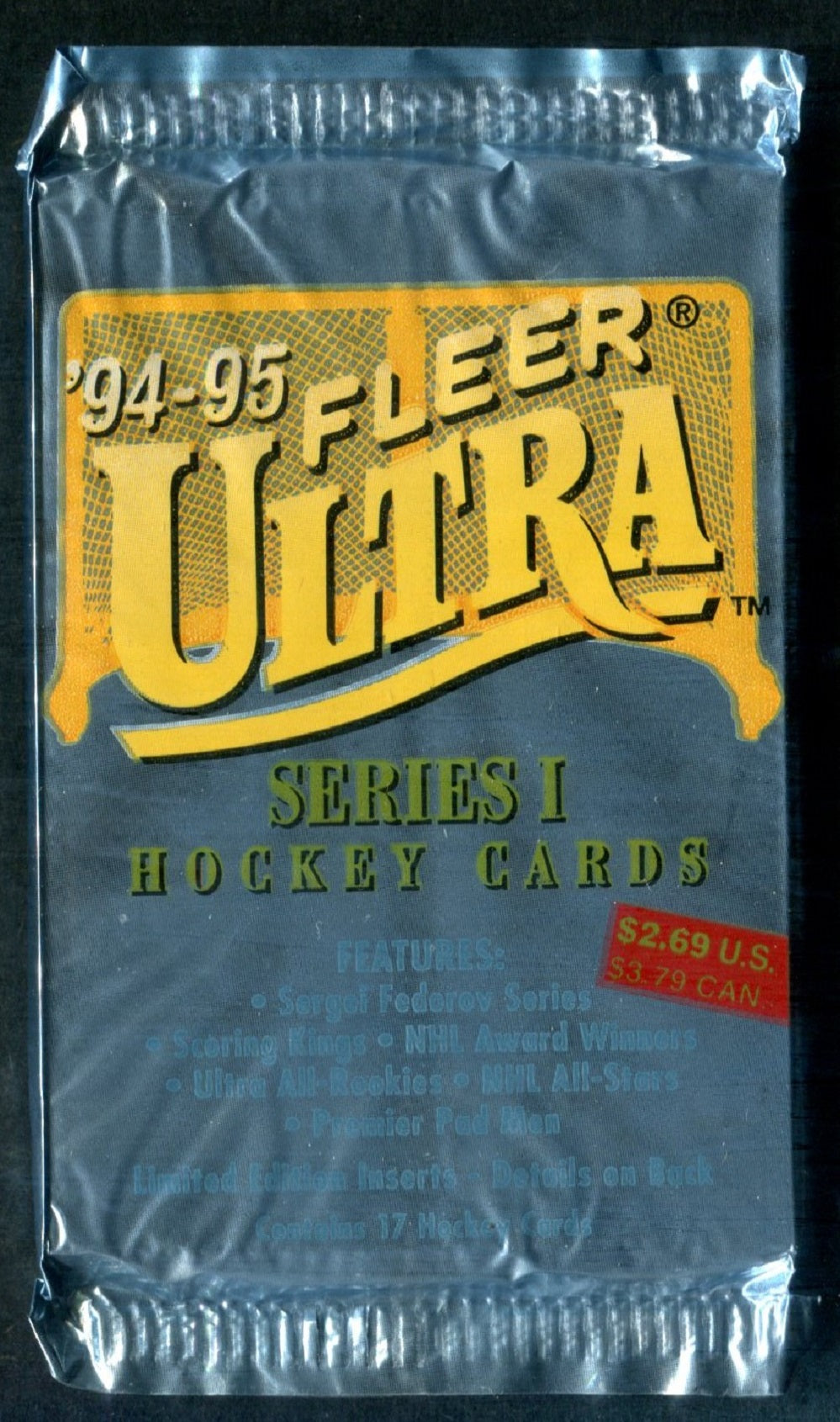 1994/95 Fleer Ultra Hockey Series 1 Pack (Pre-Priced) (17)