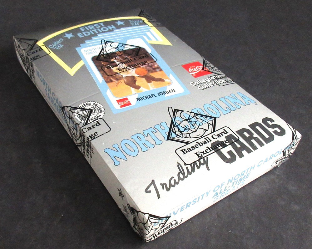 1989 Collegiate Collection North Carolina First Edition Basketball Box (36/8) (BBCE)