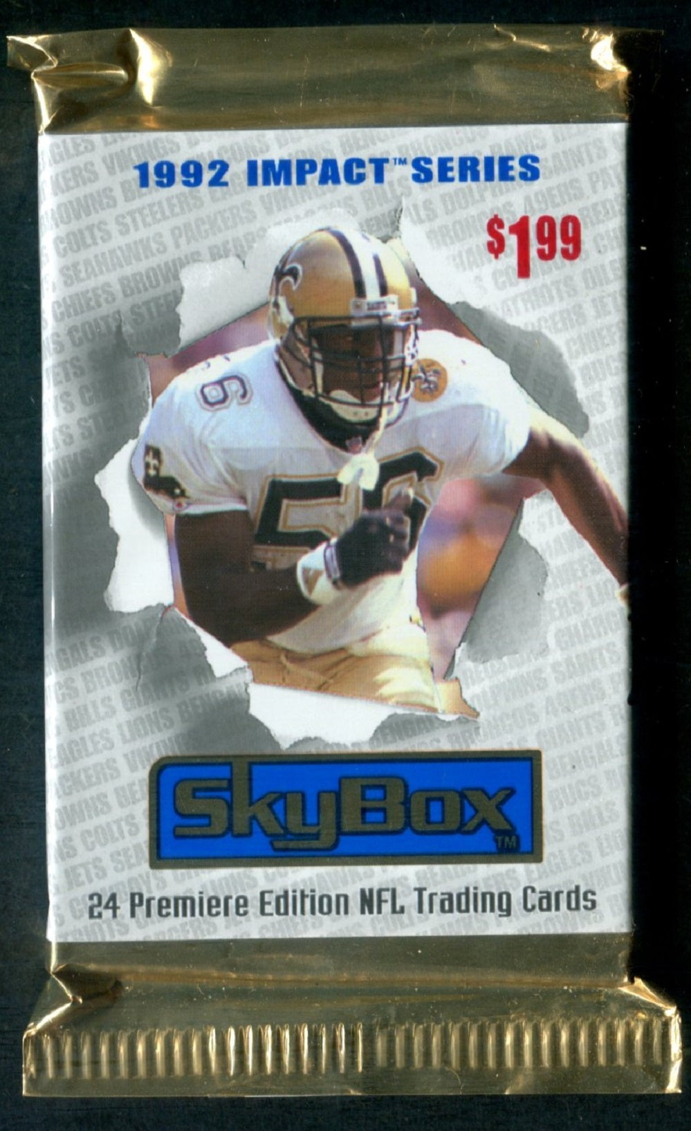 1992 Skybox Impact Football Jumbo Pack (24) (Pre-Priced)
