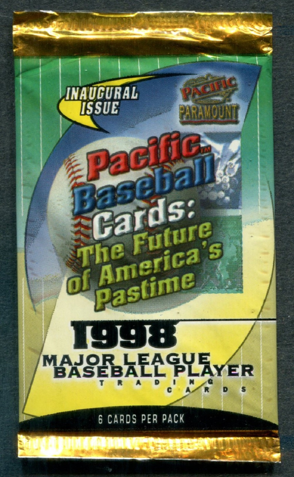 1998 Pacific Paramount Baseball Unopened Pack (6)